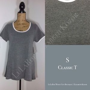 LuLaRoe Classic T Small Knit Grey New With Tags